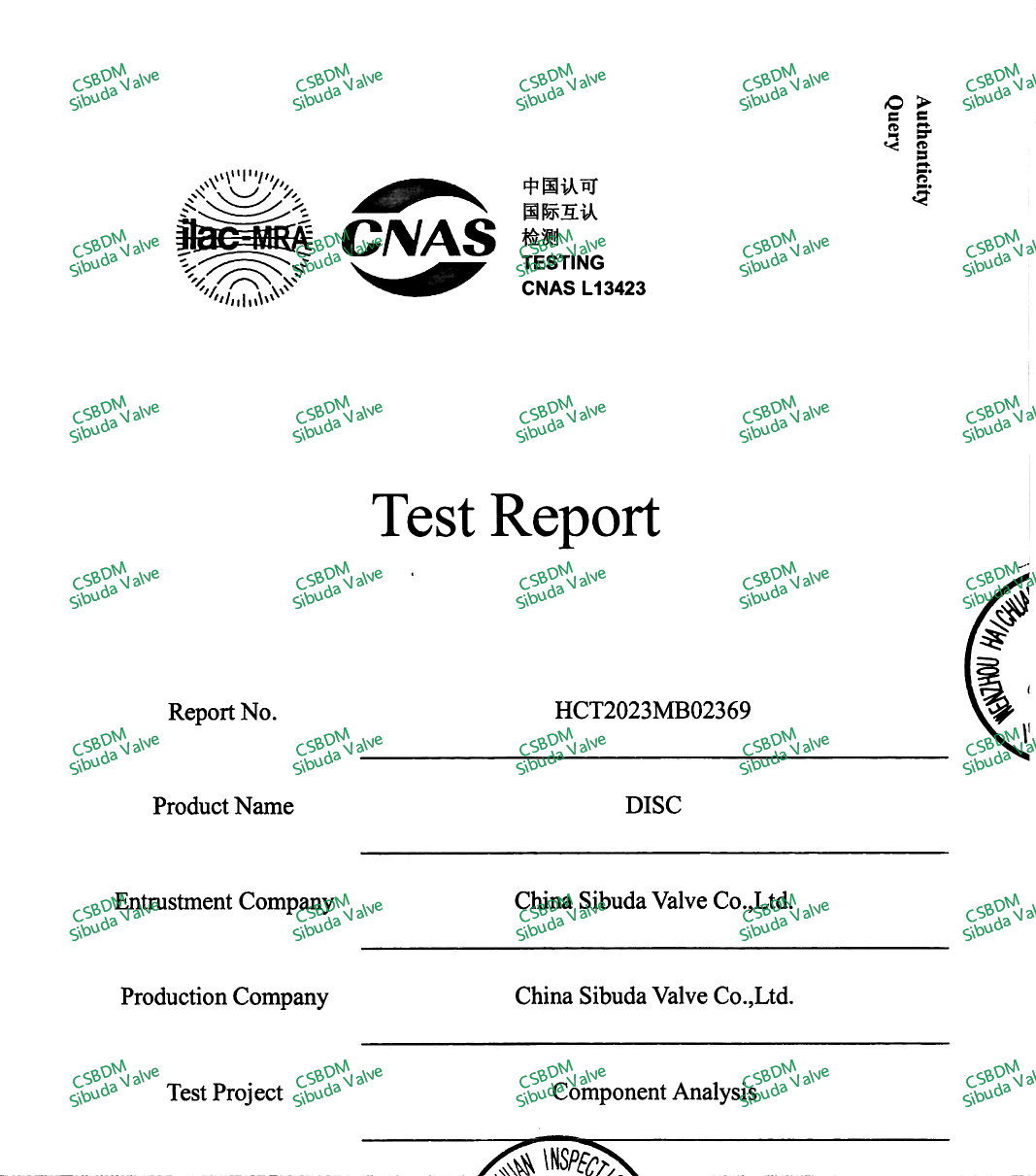 Component Analysis,Hardness,Tensile,Impact, Ferrite Content Test Report_For Valve or Parts6